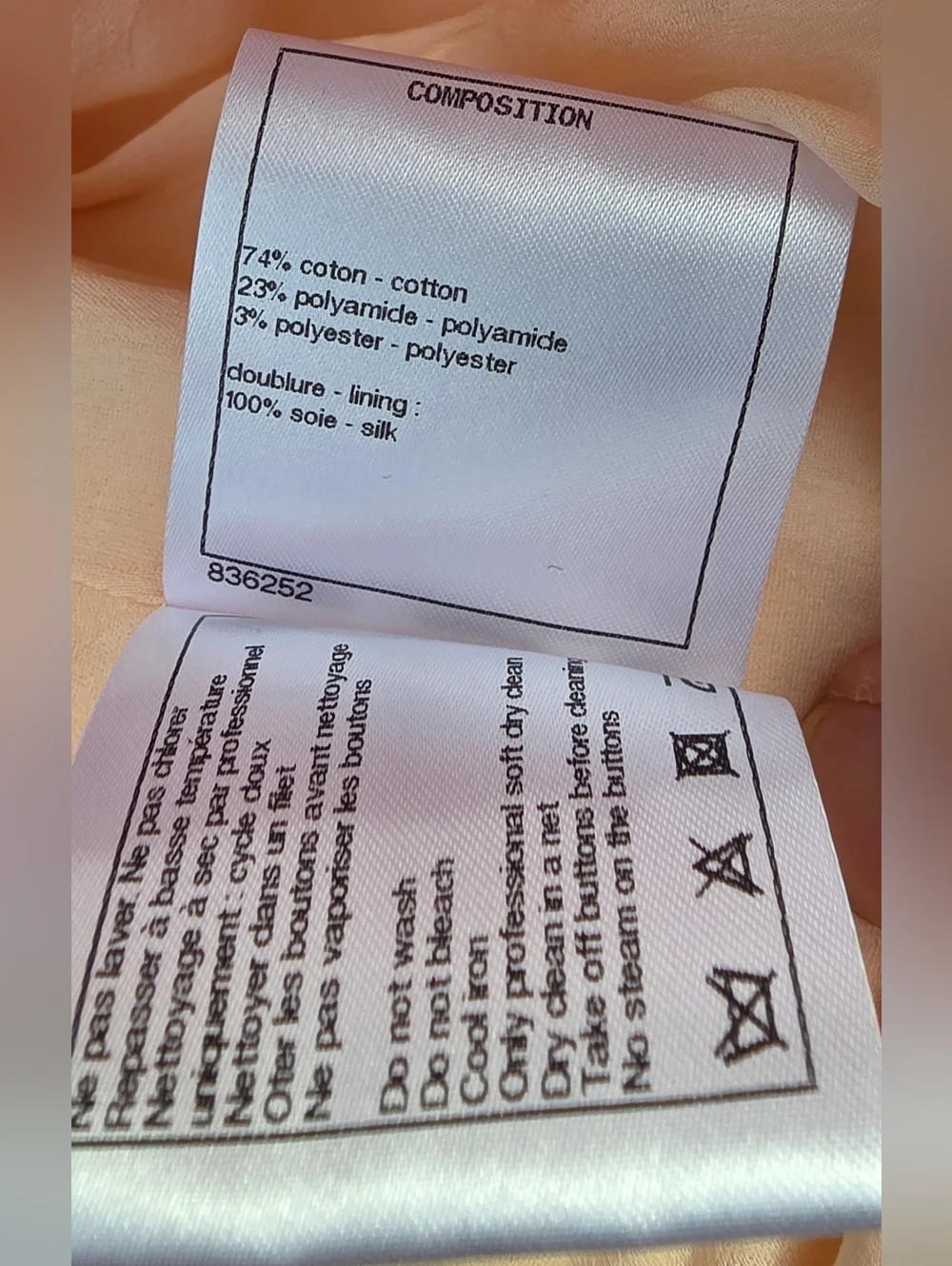 CHANEL Spring 2019 RTW Pink Multi Speckled Tweed Cropped Jacket Size FR 36/US 4 - Picture 11 of 11